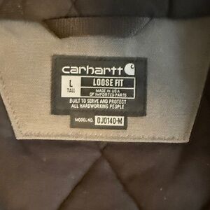 Flannel Lined Active Carhartt Loose Fit-Firm Duck-3 Warmest Rating Gravel